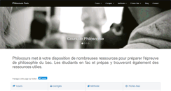 Desktop Screenshot of philocours.com